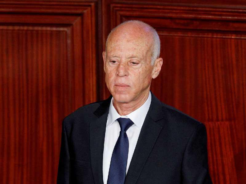 الرئيس التونسي قيس سعيد 