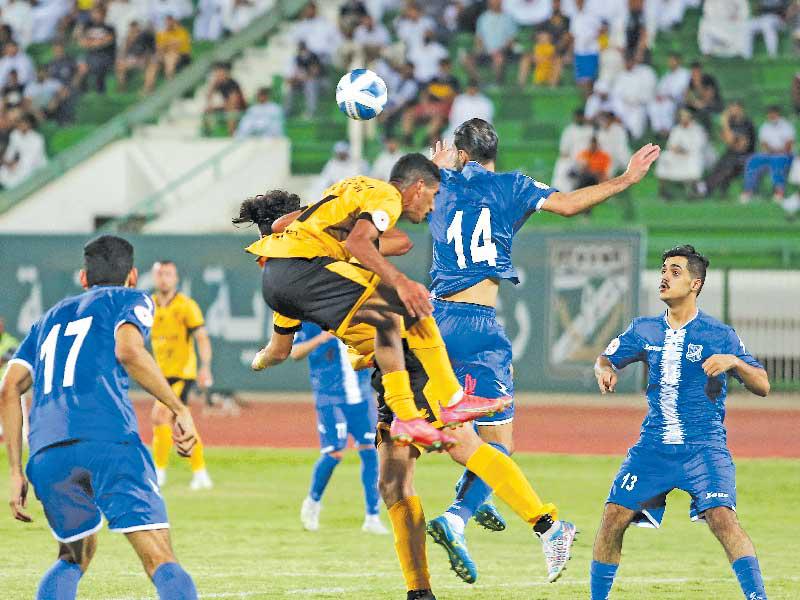جانب من مباراة القادسية والتضامن (تصوير جورج رجي)