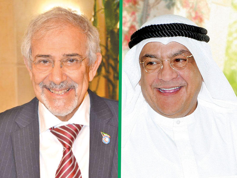 رئيس مجلس إدارة شركة صناعات الغانم التنفيذي، قتيبة يوسف الغانم -  رئيس مجلس إدارة «الهلال الأحمر»، د. هلال الساير