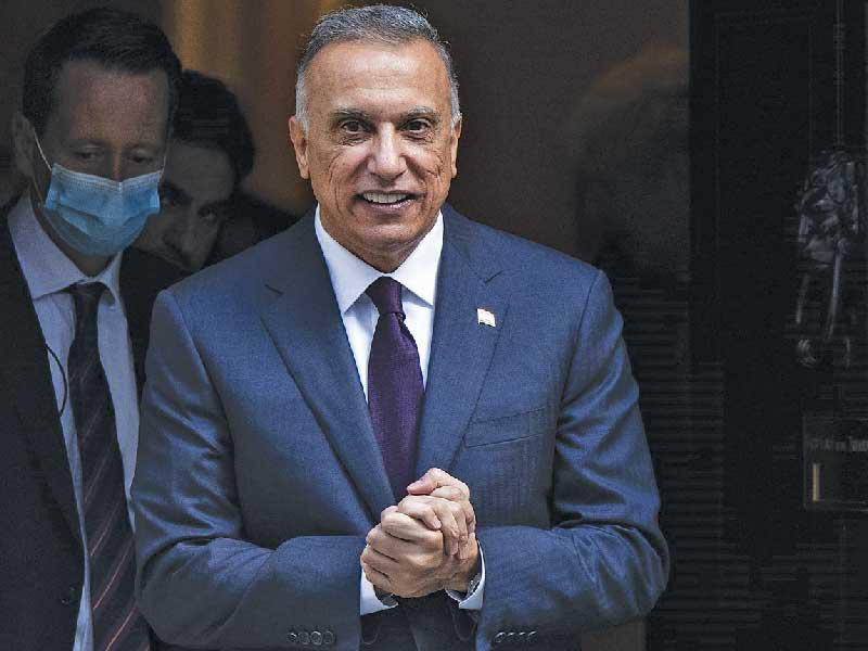 رئيس الوزراء العراقي مصطفى الكاظمي