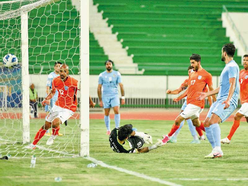 هدف كاظمة الاول في مرمى السالمية