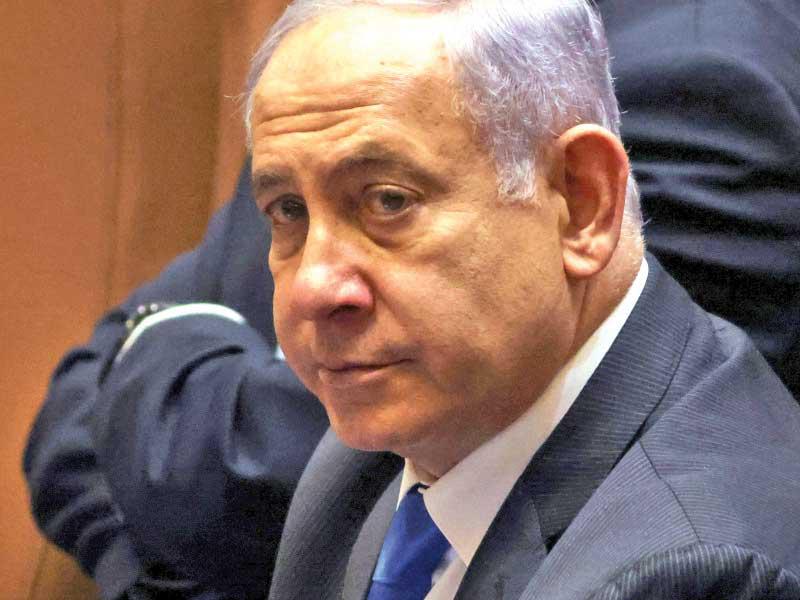 رئيس الوزراء الاسرائيلي السابق بنيامين نتنياهو 