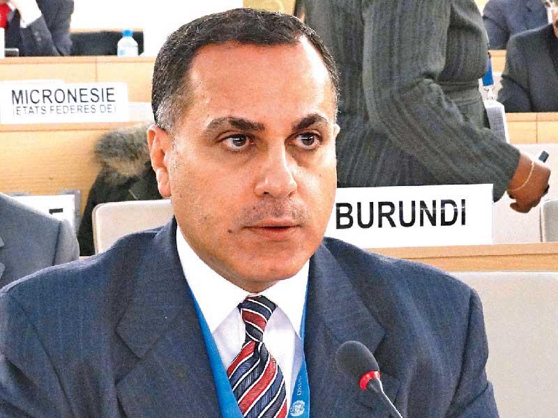  مندوب الكويت الدائم لدى الامم المتحدة والمنظمات الدولية الاخرى في جنيف السفير جمال الغنيم