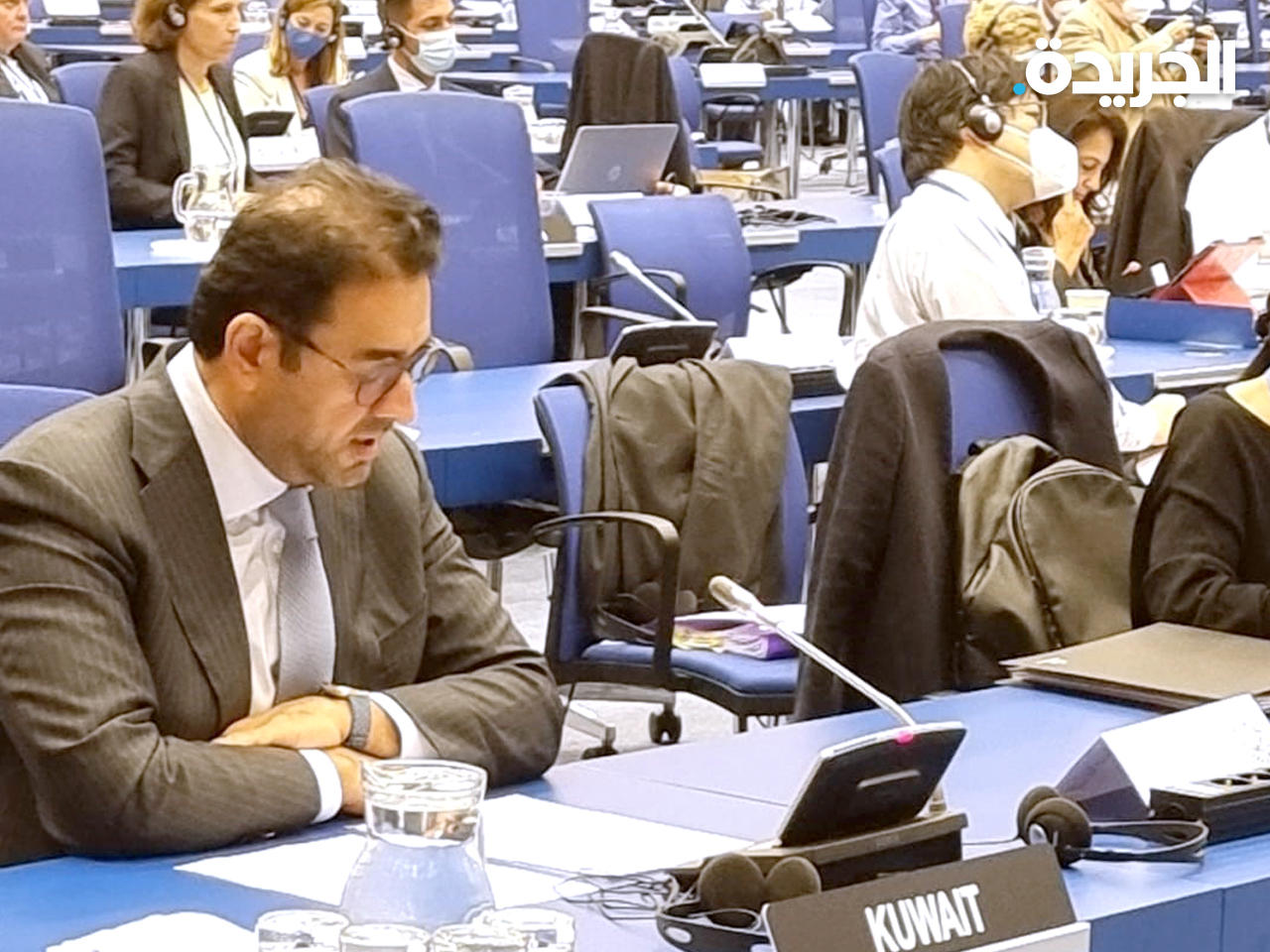 صادق معرفي خلال كلمته