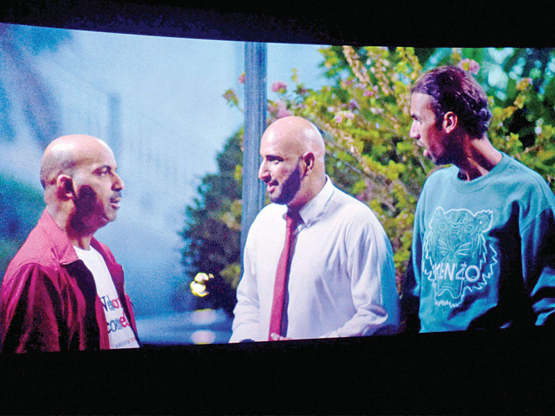 العجيرب والعلي في لقطة من الفيلم