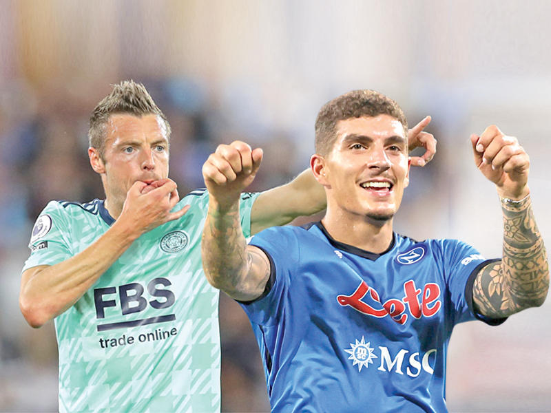 دي لورينزو نجم نابولي - فاردي نجم ليستر سيتي