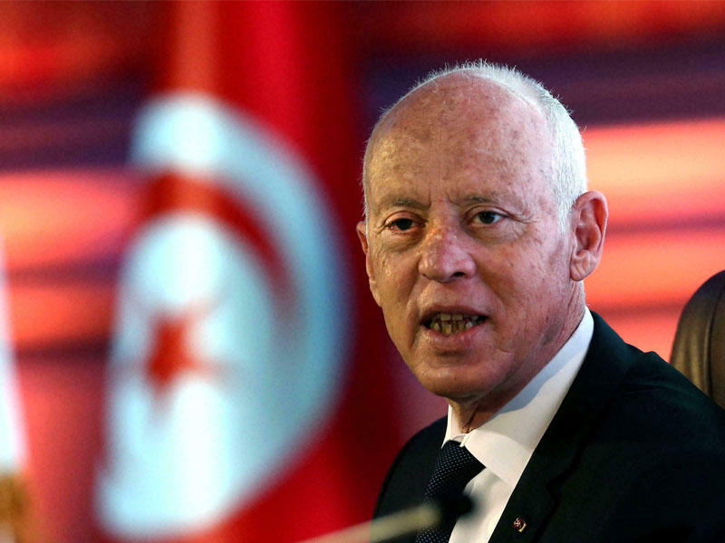 الرئيس التونسي قيس سعيّد 