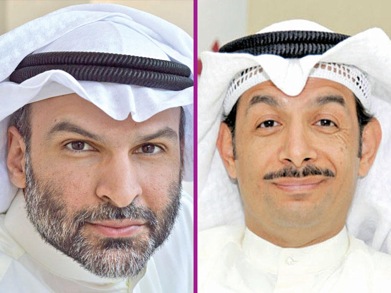 الناقد فهد الهندال - الروائي بسام المسلم 