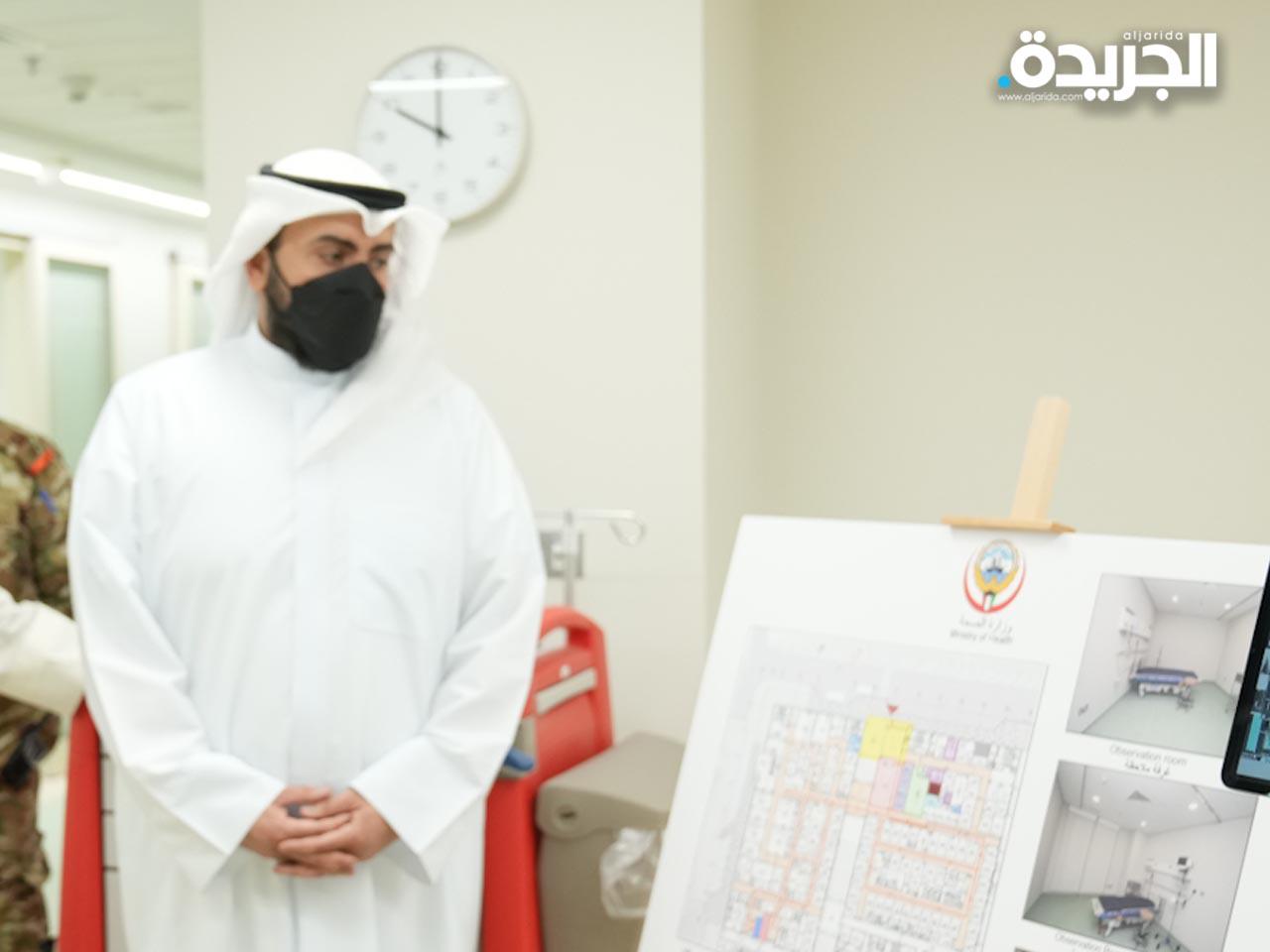 باسل الصباح خلال الجولة التفقدية