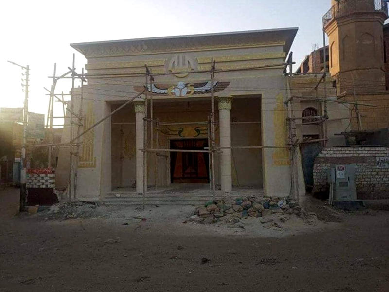 مسجد فرعوني في الفيوم المصرية