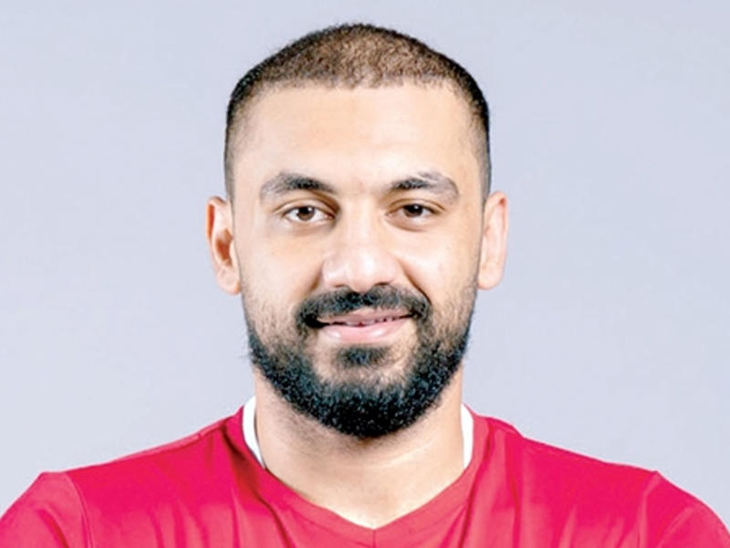  نجم منتخب البحرين لكرة اليد أحمد المقابي