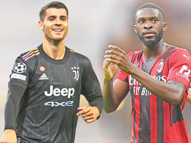 توموري نجم ميلان  - موراتا نجم يوفنتوس