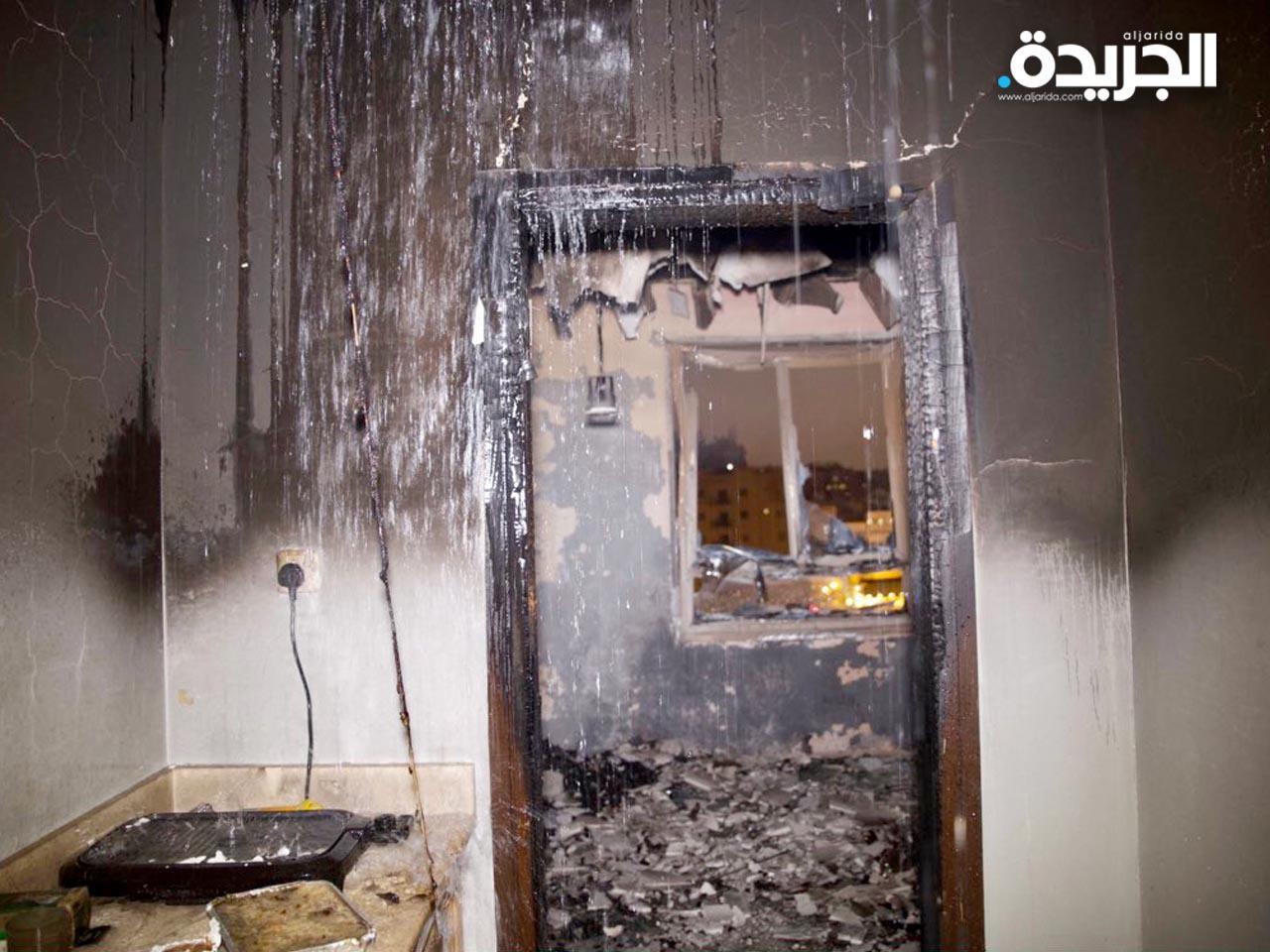 اخماد حريق عمارة في حولي