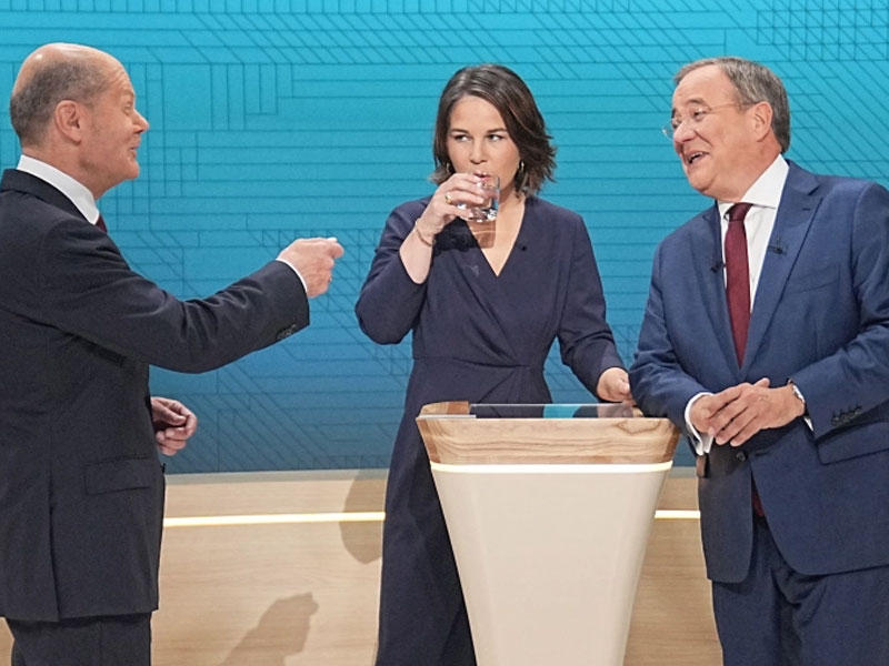 رؤساء الأحزاب الثلاثة الكبرى في المانيا