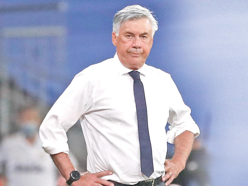 المدير الفني لريال مدريد كارلو أنشيلوتي