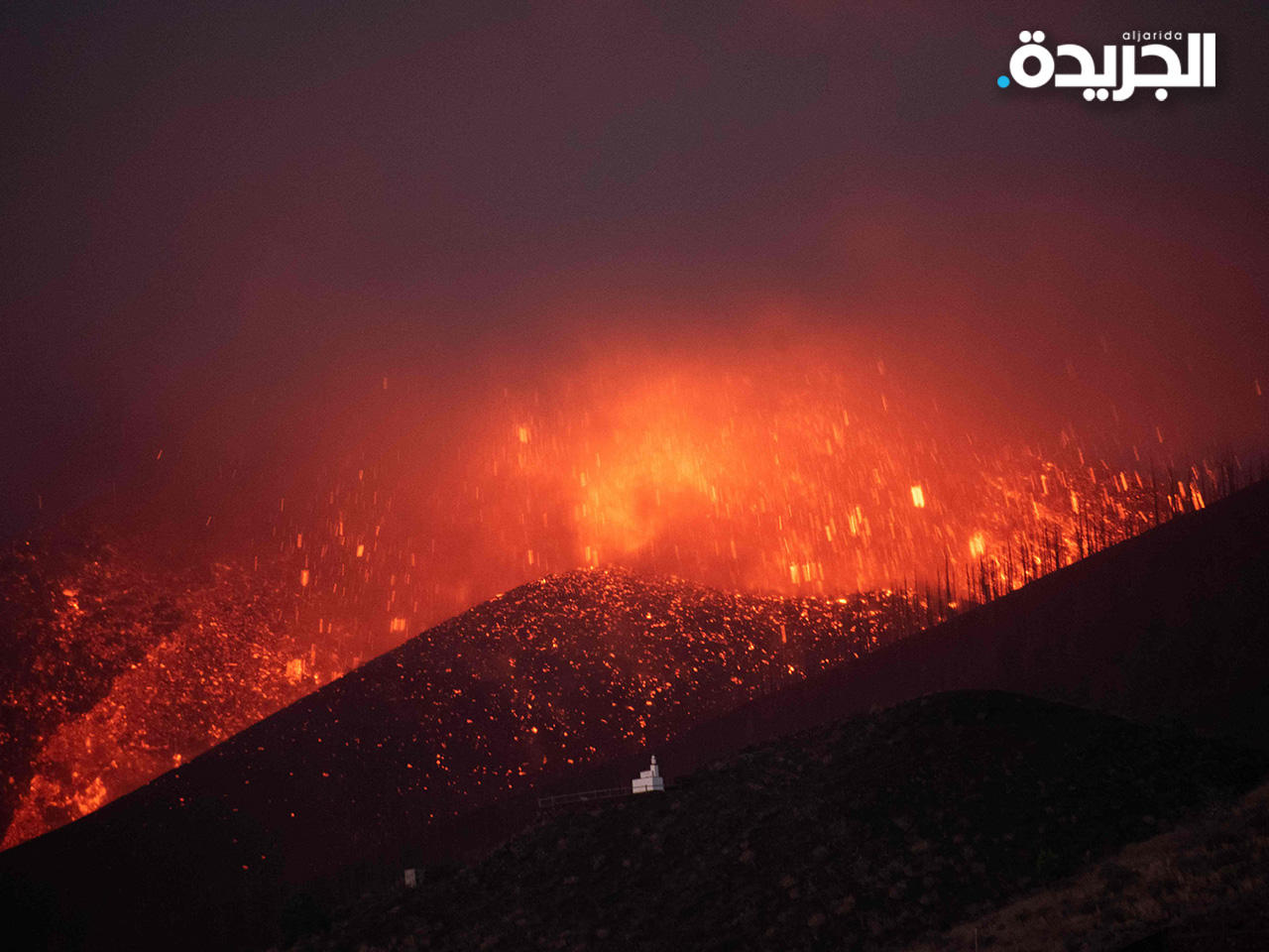 الثوران البركاني في جزيرة «لا بالما» الإسبانية