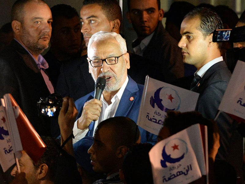  زعيم حركة النهضة التونسية راشد الغنوشي 