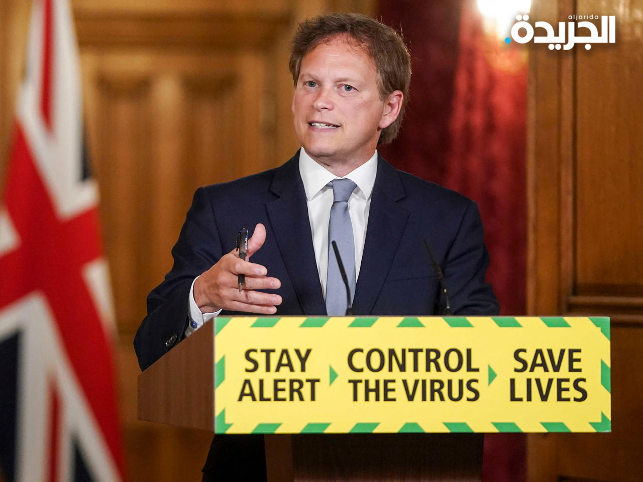 وزير النقل البريطاني غرانت شابس