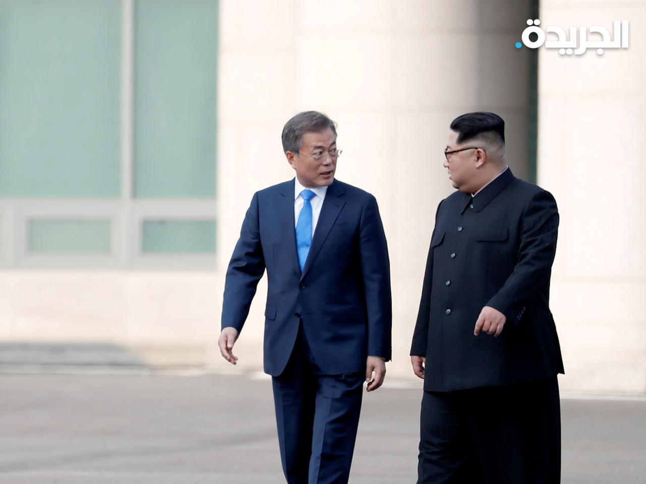 زعيما كوريا الشمالية والجنوبية