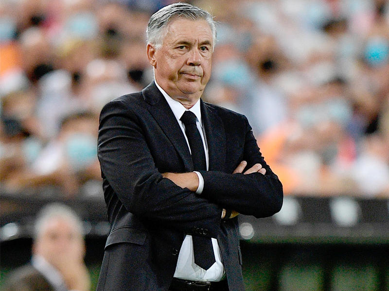 المدير الفني لريال مدريد الإيطالي كارلو أنشيلوتي