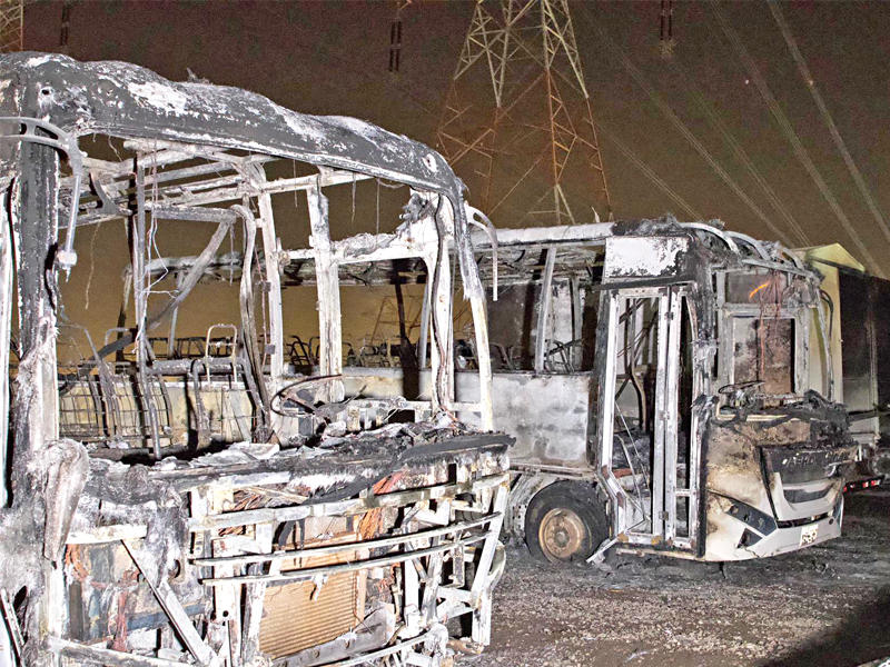 حريق المركبات بالأحمدي 