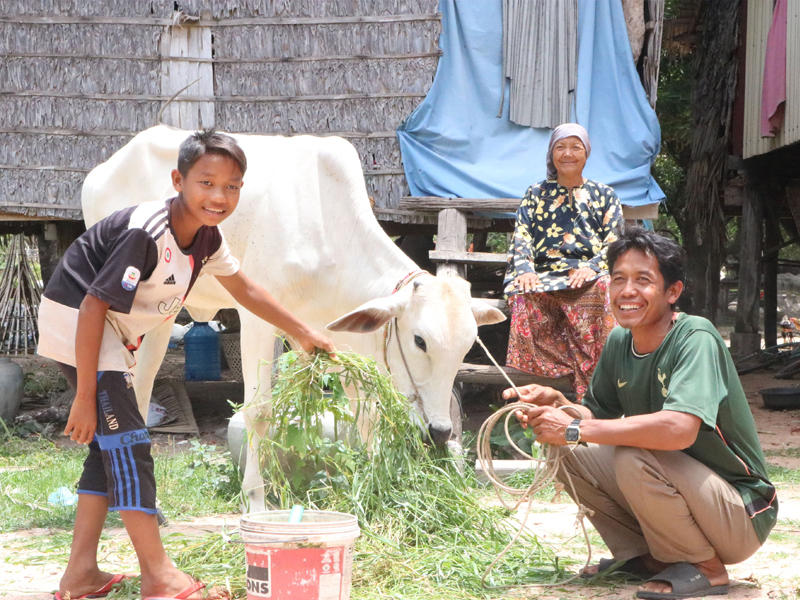 جانب من أحد مشاريع جمعية النجاة الخيرية