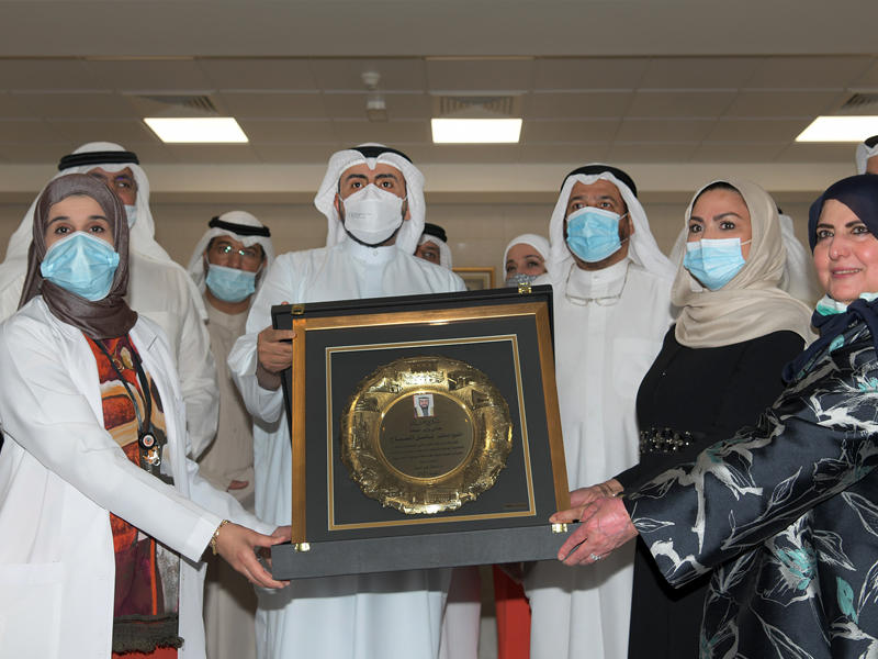 منطقة حولي الصحية تكرم وزير الصحة (تصوير ميلاد غالي)