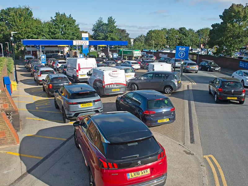 أزمة البنزين في بريطانيا