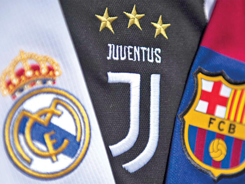 برشلونة - يوفنتوس - ريال مدريد