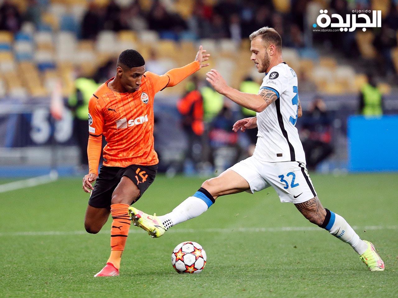 جانب من مباراة إنتر ميلان وشاختار