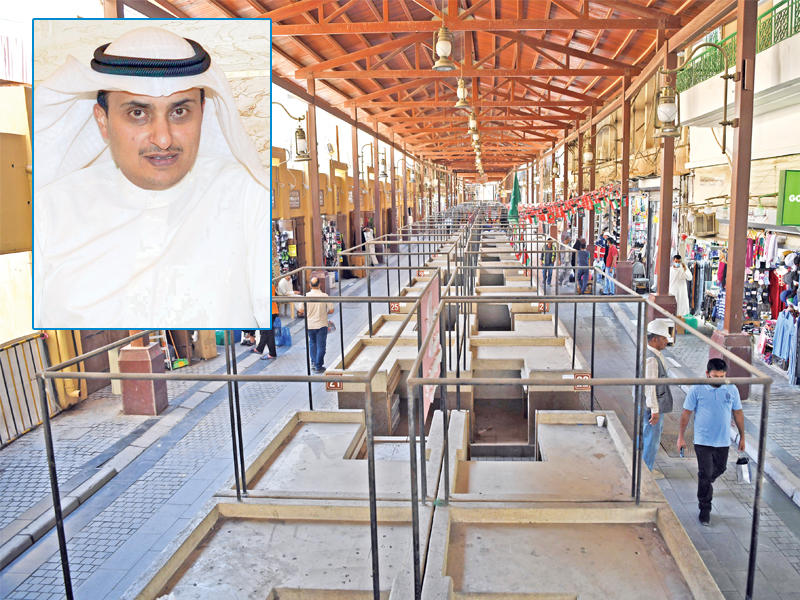 سوق الحريم - المدير العام للبلدية المهندس أحمد المنفوحي