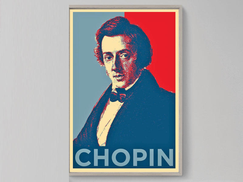 ملصق مسابقة شوبان للبيانو في وارسو