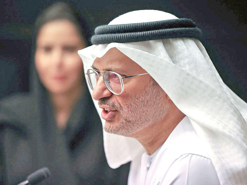 مستشار رئيس الإمارات للشؤون الخارجية أنور قرقاش