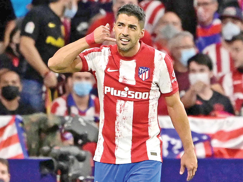 مهاجم أتلتيكو مدريد  لويس سواريز