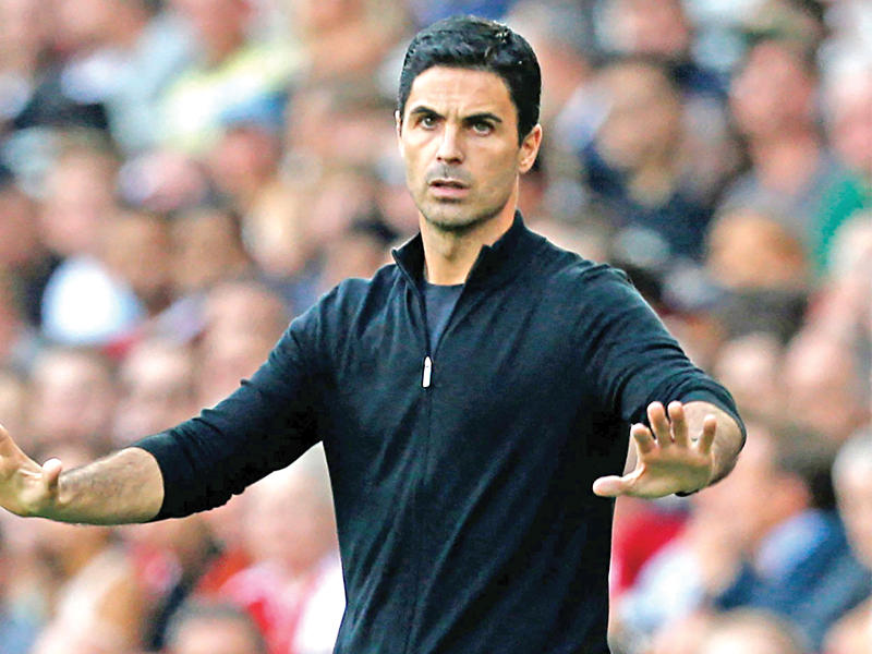 مدرب أرسنال ميكل أرتيتا 