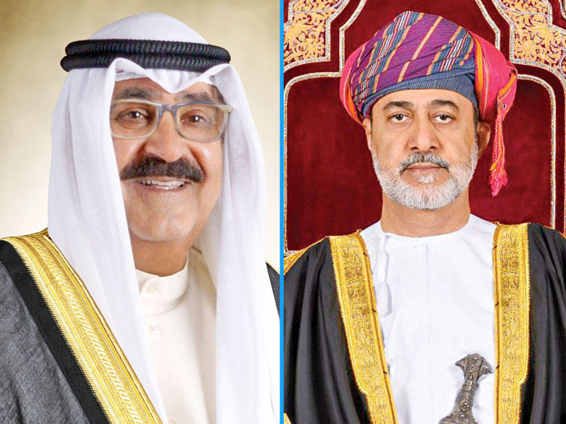 السلطان هيثم بن طارق - ولي العهد الشيخ مشعل الأحمد