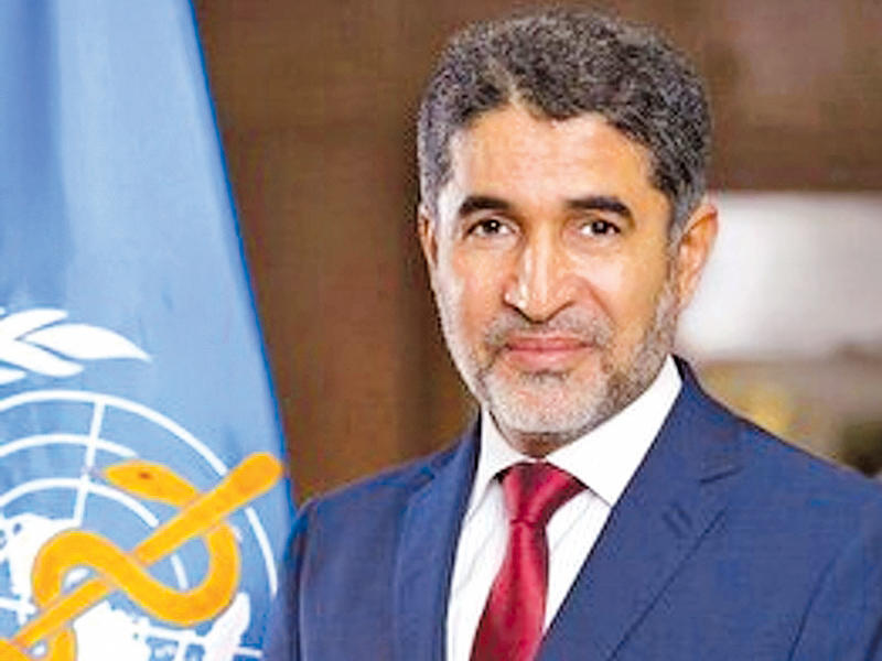 المدير الإقليمي لمنظمة الصحة العالمية لشرق المتوسط، د. أحمد المنظري