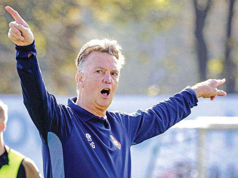 مدرب هولندا  لويس فان غال 