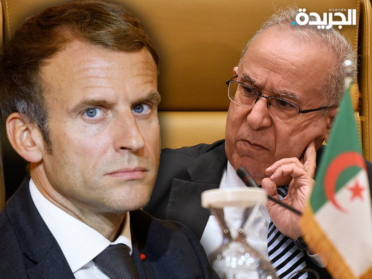 وزير الخارجية الجزائري والرئيس الفرنسي