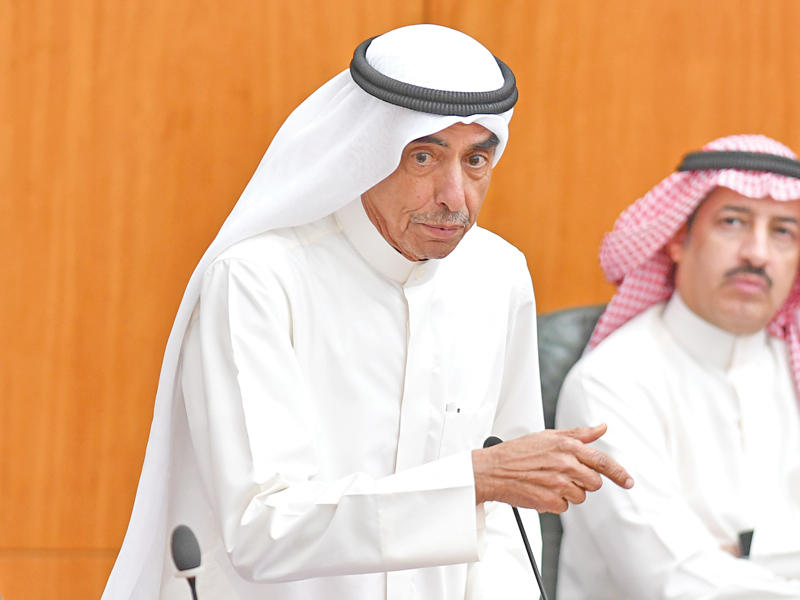 النائب بدر الحميدي في جلسة سابقة