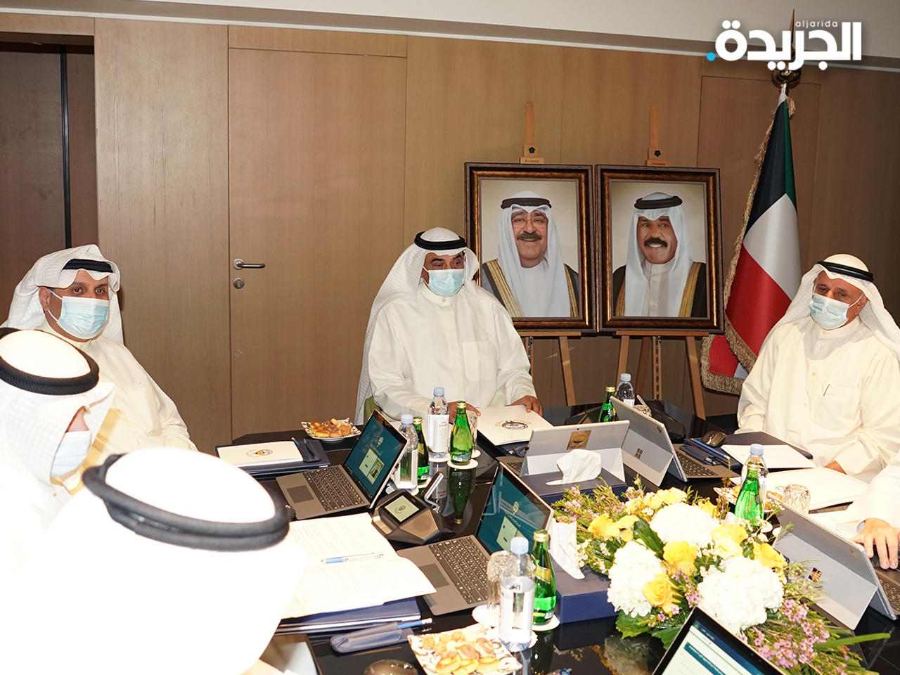 مجلس الوزراء يعقد اجتماعاً استثنائياً في مجمع الشيخ جابر العبدالله الصباح الدولي للتنس