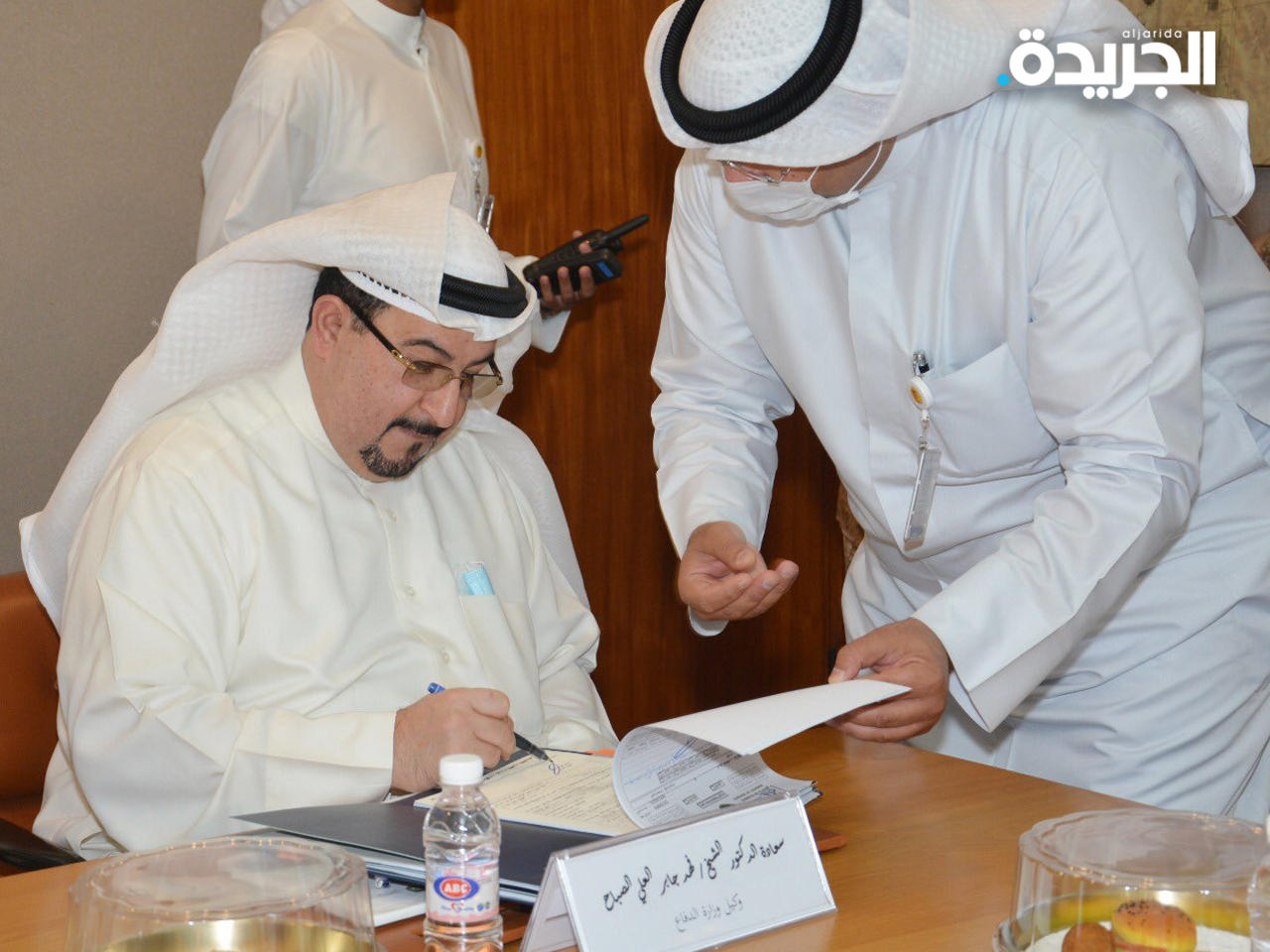  وكيل وزارة الدفاع بالندب، الشيخ فهد الجابر