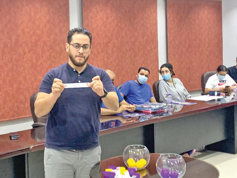 من قرعة الدوري النسائي