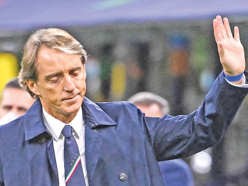 مدرب إيطاليا روبرتو مانشيني