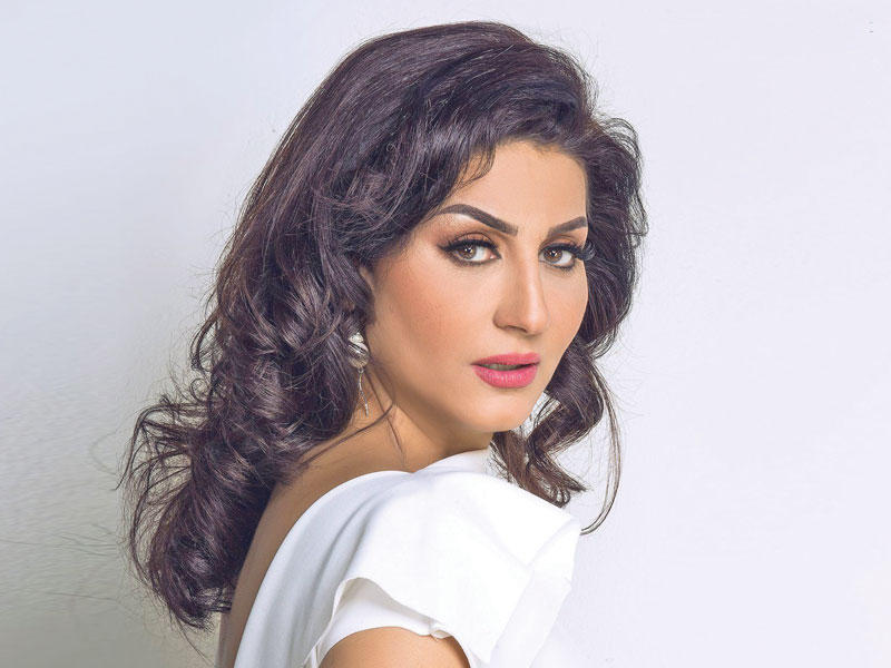 الممثلة ​وفاء عامر​ 