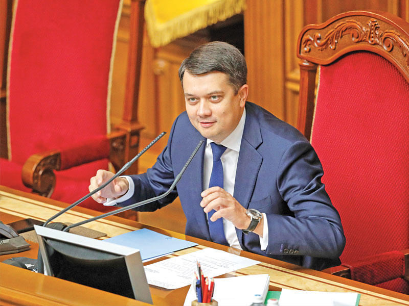 الرئيس الأوكراني فولوديمير زيلينسكي