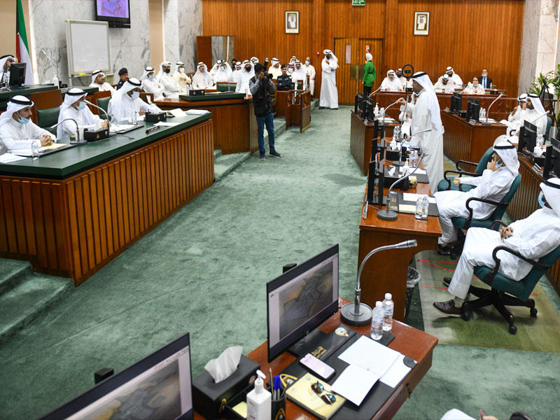 جانب من جلسة المجلس البلدي