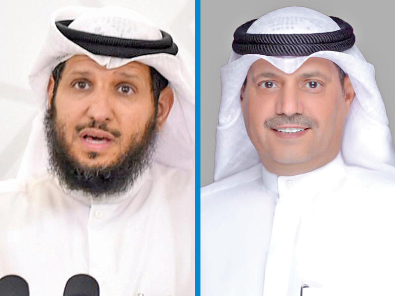 النائبان فرز الديحاني و فايز الجمهور