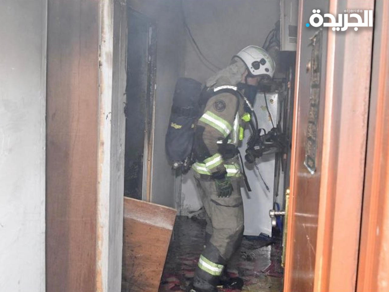 السيطرة على حريق شقة بالرقعي