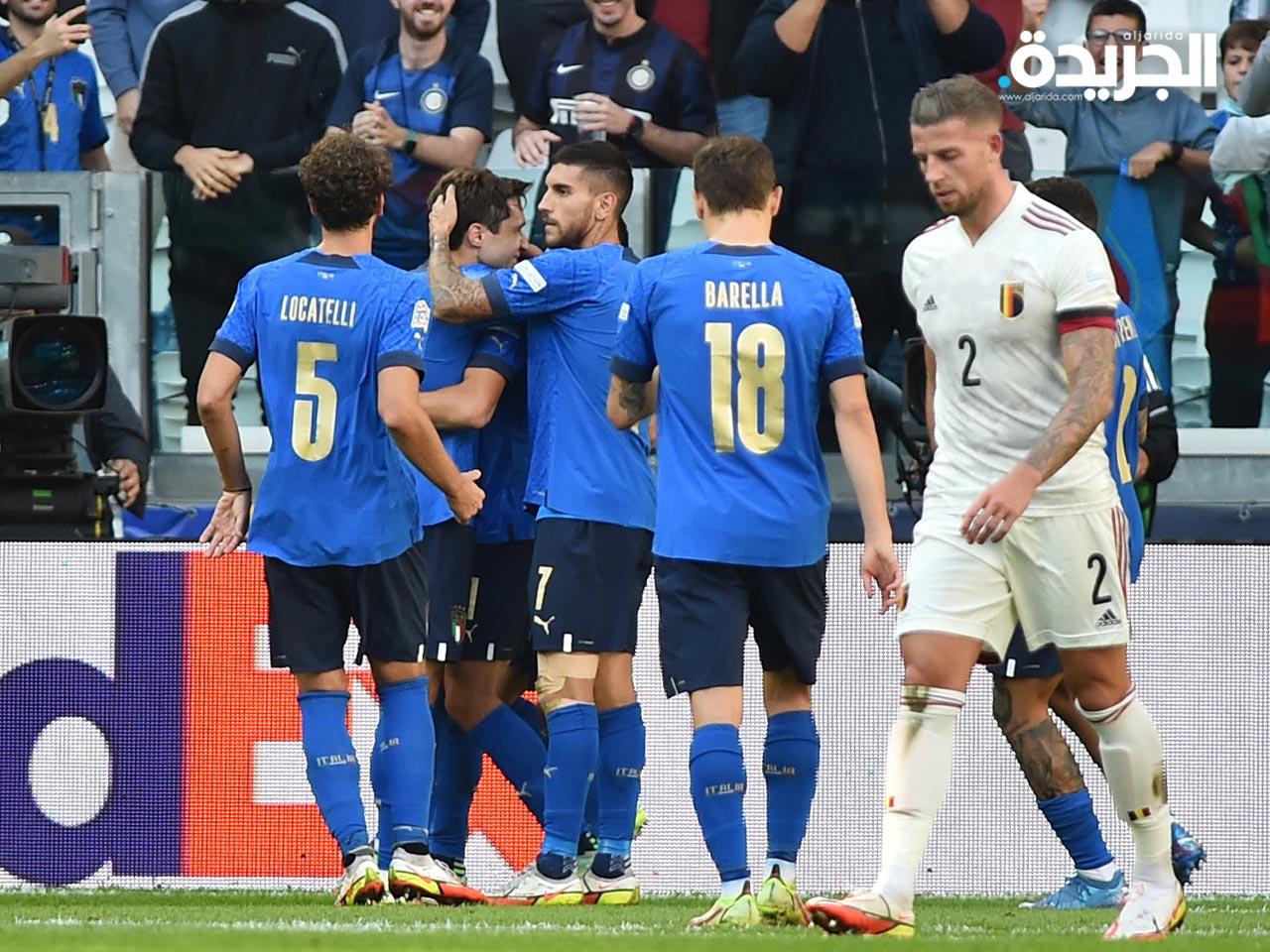 إيطاليا تنتزع المركز الثالث في دوري الأمم من بلجيكا